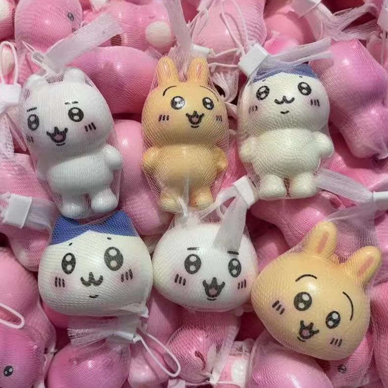 Кукла-яйцо Sanrio с эффектом медленного восстановления (Squishy) - Игрушка для снятия стресса и украшение в подарок студенту.