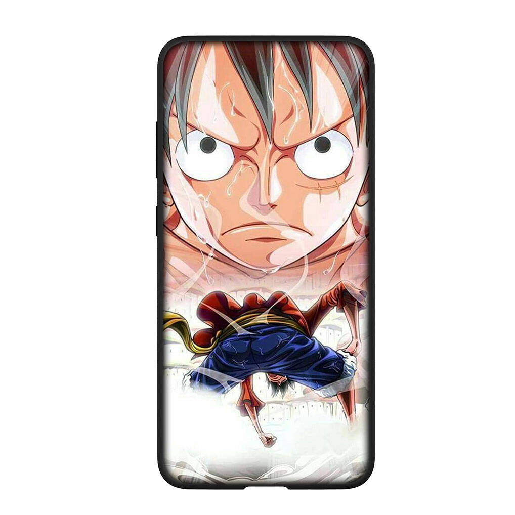 for Samsung Galaxy S25 S24 S23 Ultra FE Plus A17 A37 A57 A56 A55 A06 A16 A15 A36 A26 A35 A05 A25 A54 A34 Case Cartoon Trafalgar Law Luffy One Piece