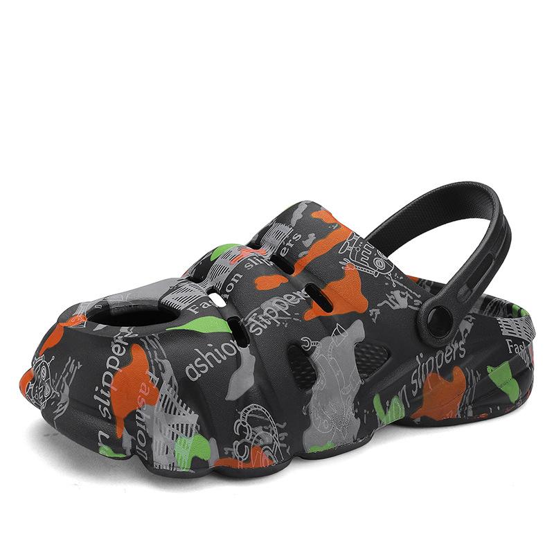 Повседневные мужские сандалии Step On Shit Feeling Bag Head Eva сандалии с толстой подошвой и нескользящей верхней одеждой Ins Tide Beach Hole Shoes