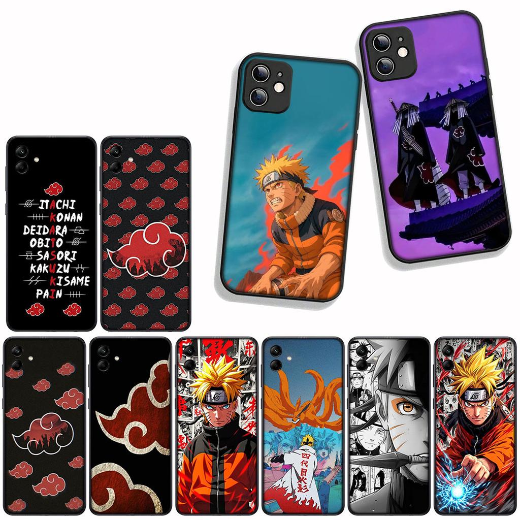 for Apple iPhone 17 16 15 11 Pro XS Max XR 6 7 8 Plus + SE 2020 5 16E Phone Cover Case Akatsuki Narutos Wallpaper