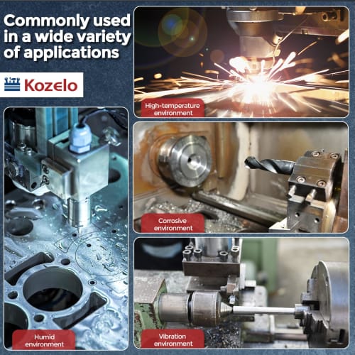 Kozelo 10-Piece Hex Socket Head Bolts, M8 X 85mm, Alloy Steel, Partially Threaded, Cap Screws, Black Oxide, Grade 12.9, Internal Hex Threads, for 3D P