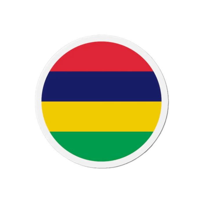Aimant Rond - Île Maurice - 6 Cm - 50 Pièces - Multicolore - Mixte
