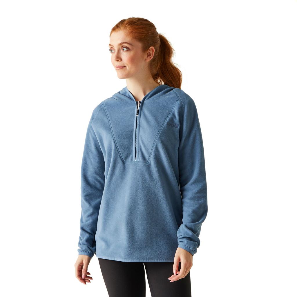 Regatta Womens/Ladies Warriewood Microfleece Half Zip Hoodie
