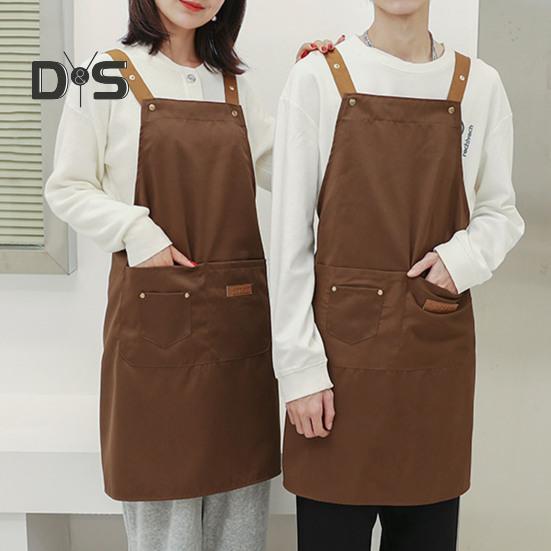 Kitchen Apron with Pocket Adjustable Strap Design Waterproof Anti-fouling Cleaning Apron Cooking Pinafore Kitchen Supplies