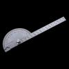 Rotary Round Head Goniometer Measuring Ruler Stainless Steel 180 Degree Protractor Adjustable Protractor Angle Ruler Protractor