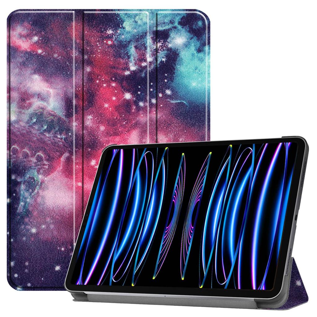 Чехол для iPad Pro 11'' 2018 2020 2021 2022 со [Складной подставкой + Автопробуждение/Сон], Цветной Премиальный Чехол из PU Кожи Ударопрочный