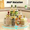 1pc 11inch Rotatable Multifunctional Lazy Susan Spice Rack, Condiment Rack, Rotating Seasoning Rack.