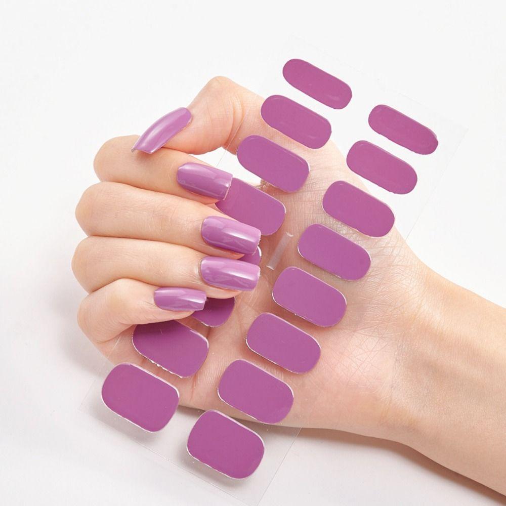 Self-Adhesive Nail Wraps Full Cover Nail Polish Sticker DIY Nail Stickers Women Girls
