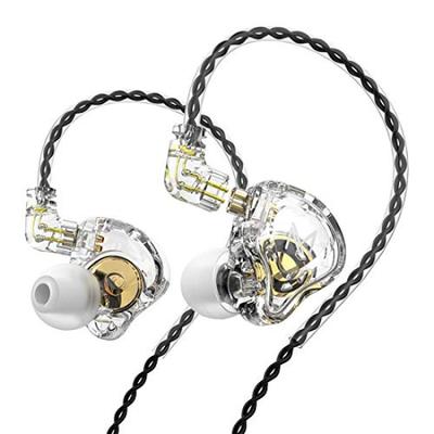 TRN MT1 Hi-Fi 1DD Динамический драйвер Внутриканальные наушники, 10мм Динамический драйвер с двойным магнитом, 2-контактные позолоченные контакты 3,5мм, Мониторные, Перекабелируемые наушники