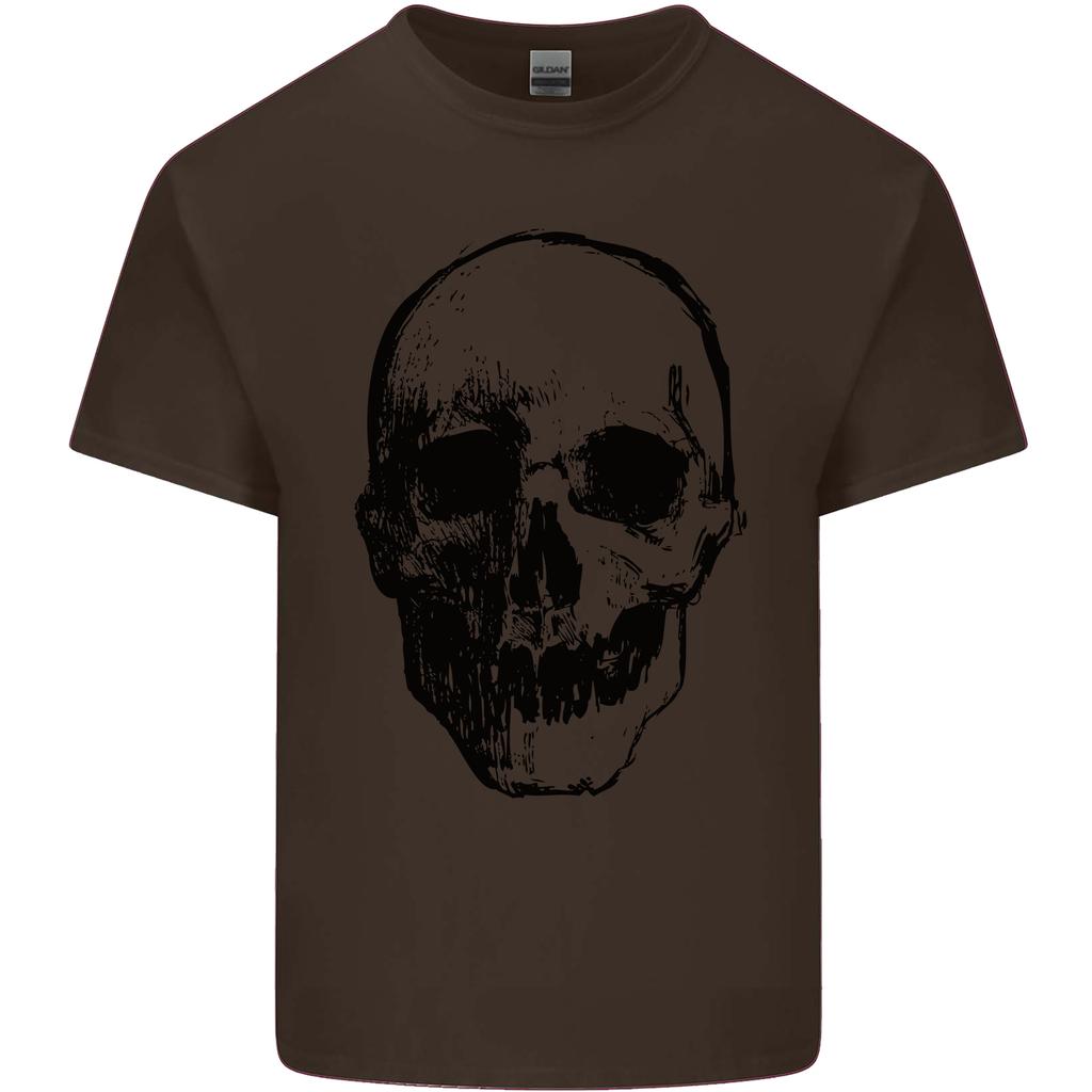 HuUnisex Skull Unisexs Light Cotton TShirt