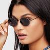 Round Sunglasses Retro Fashion Sunglasses Men and Women Metal Sunglasses