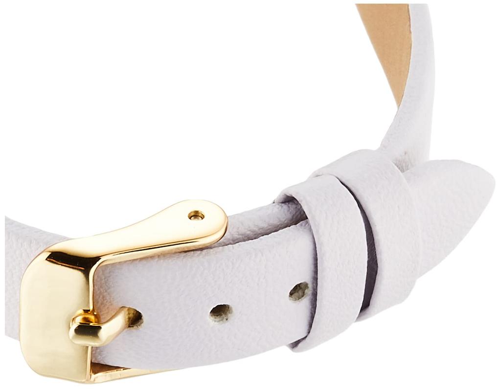 Watch Analog Shake Gold Leather Strap Purple [Fieldwork] KDS012-4 Women's