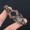 Ювелирные изделия шкентеля чистой медной проволоки Purpurite Gemstone обернутые Handmade для подарка