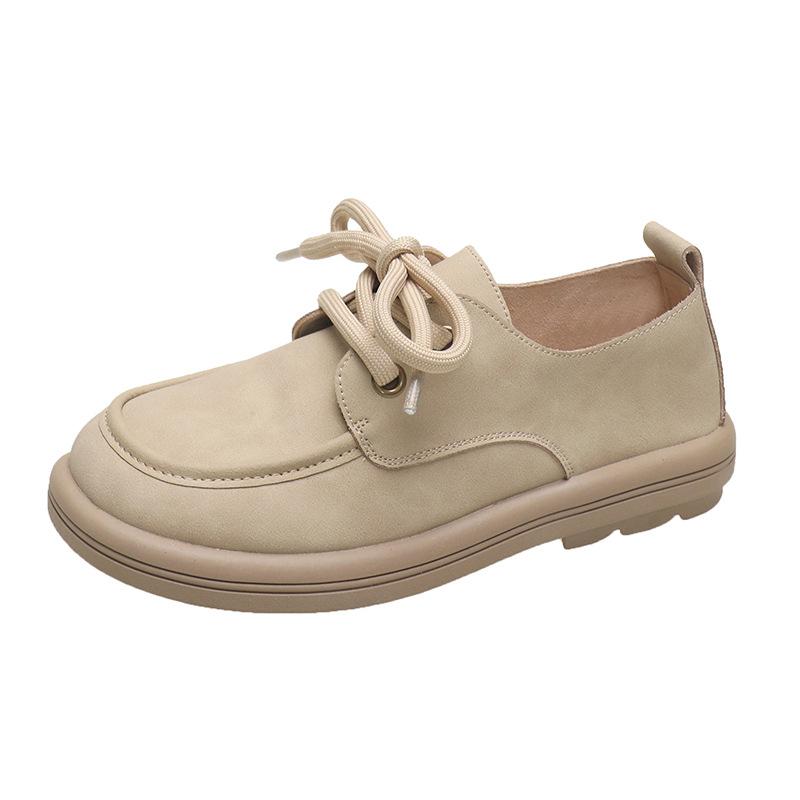 Retro Women's Spring Flat Niche Ugly Cute Big Head Loafers Casual Single Shoes Fashion Women Summer Shoes Breathable for Hot Weather