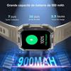 Blackview W60 Montre Connectée Bluetooth,Smartwatch Sport 100+ Modes Sportifs,Lampe de poche LED boussole pour iOS Android - Gris
