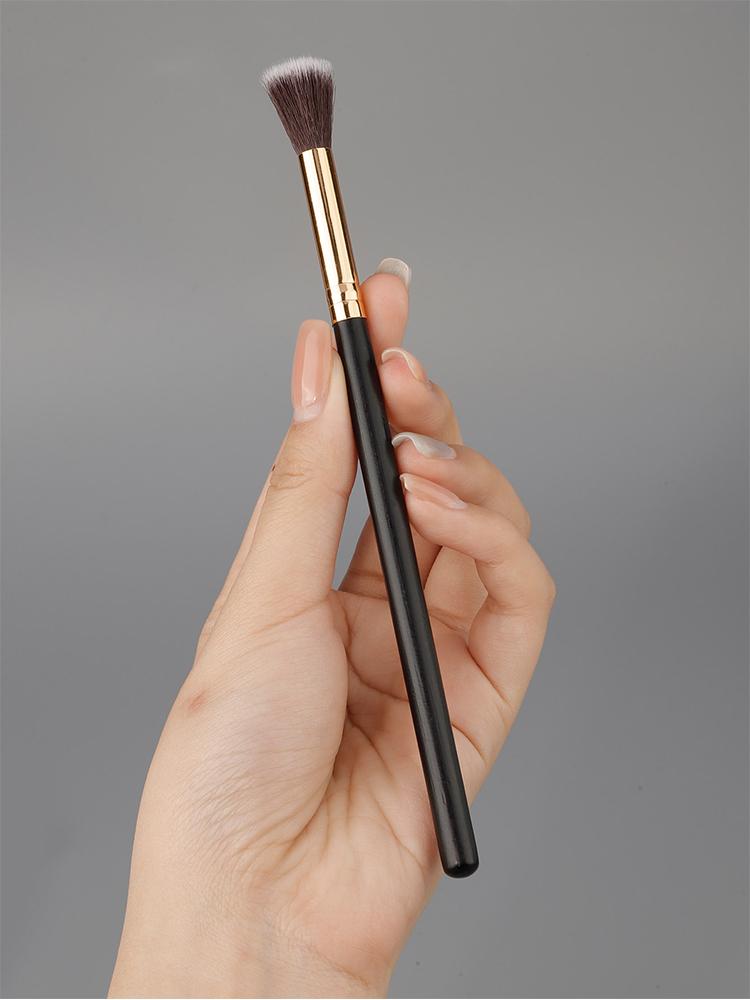 Single Eye Eye Shadow Round Head Black Gold Brush Handle Eye Shadow Halo Dye Brush