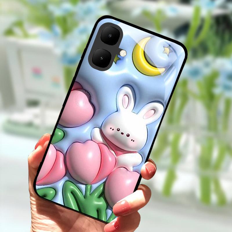 Для Infinix Smart 10 Smart10 Чехол X6725 Закаленное Стекло Чехол для Телефона Для Tecno Pop 10 Pop10 Чехлы Защитный Чехол от Падения Funda