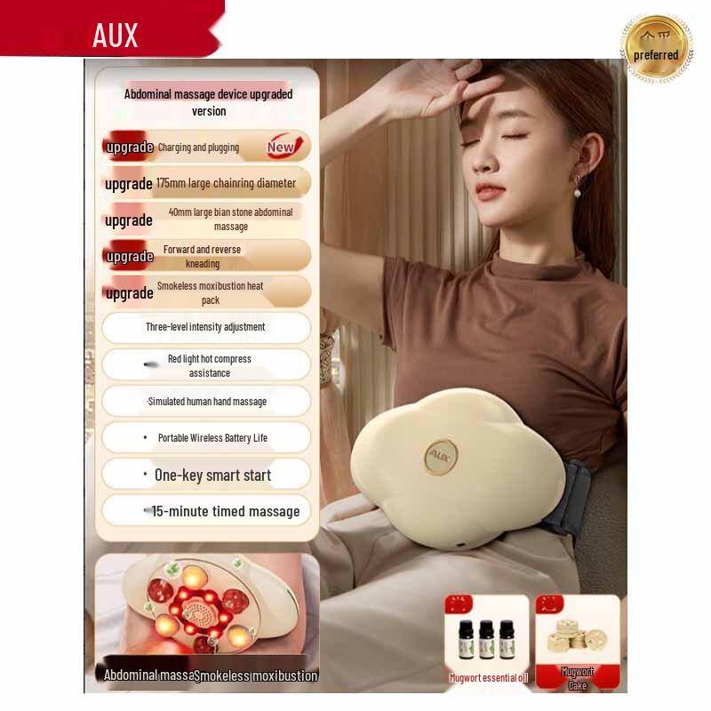 AUX Automatic Bianstone Waist & Abdominal Massager CN plug (adapter included)