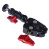 Aluminum Alloy Camera Fixed Base Crab Clamp Aluminum Alloy Double Ball Head Magic Arm Clamp
