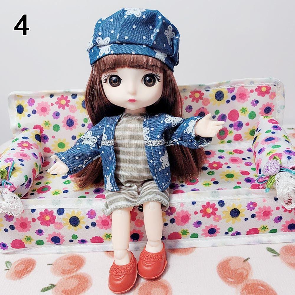 Casual Wear High-end Dress Up 20 Styles 1/12 Doll Dress Doll Skirt Suit for 16~17cm Doll