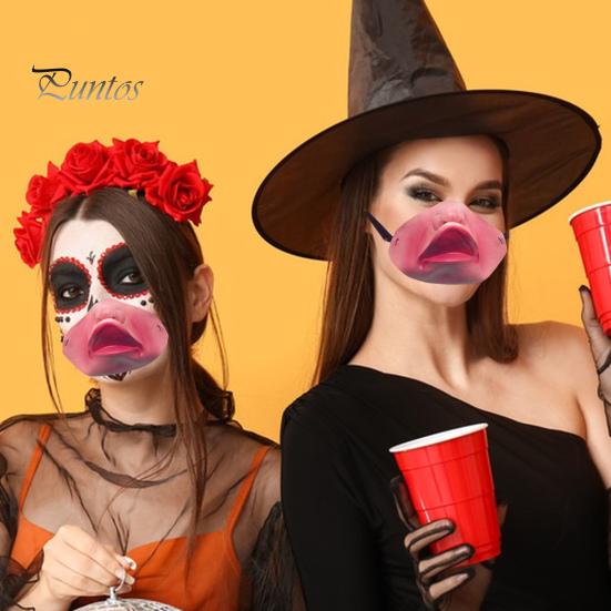 Маска на Хэллоуин из латекса, забавная маска на пол-лица, дышащая, реалистичная, ужасная маска для костюмированной вечеринки, косплей