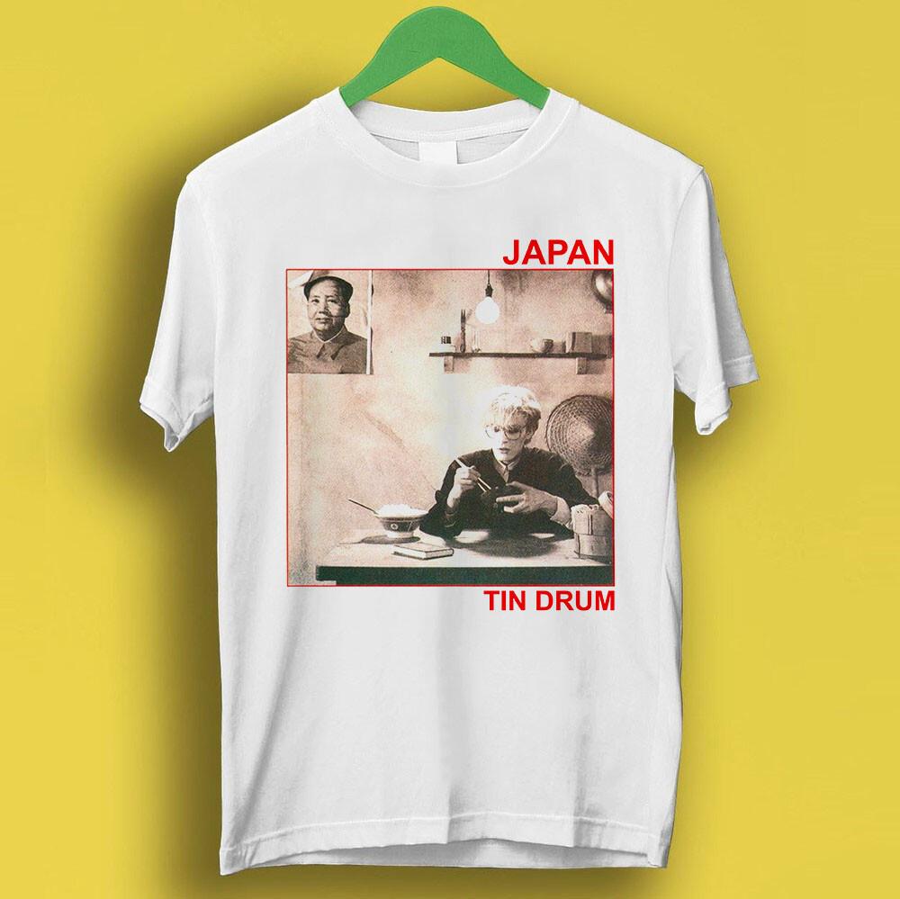 Japan Sylvian Tin Drum 80s Music Synth Pop New Wave Cool Gift Tee T-shirt P1505