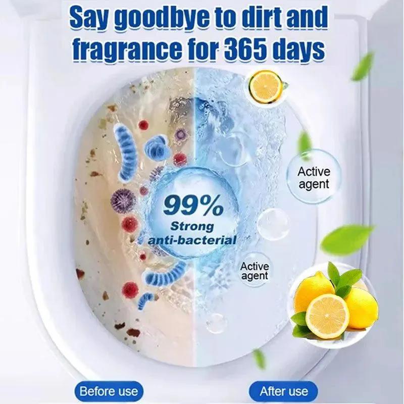 Cleaning tablets for the toilet from urinary stone, from lime plaque and rust 16 pcs.