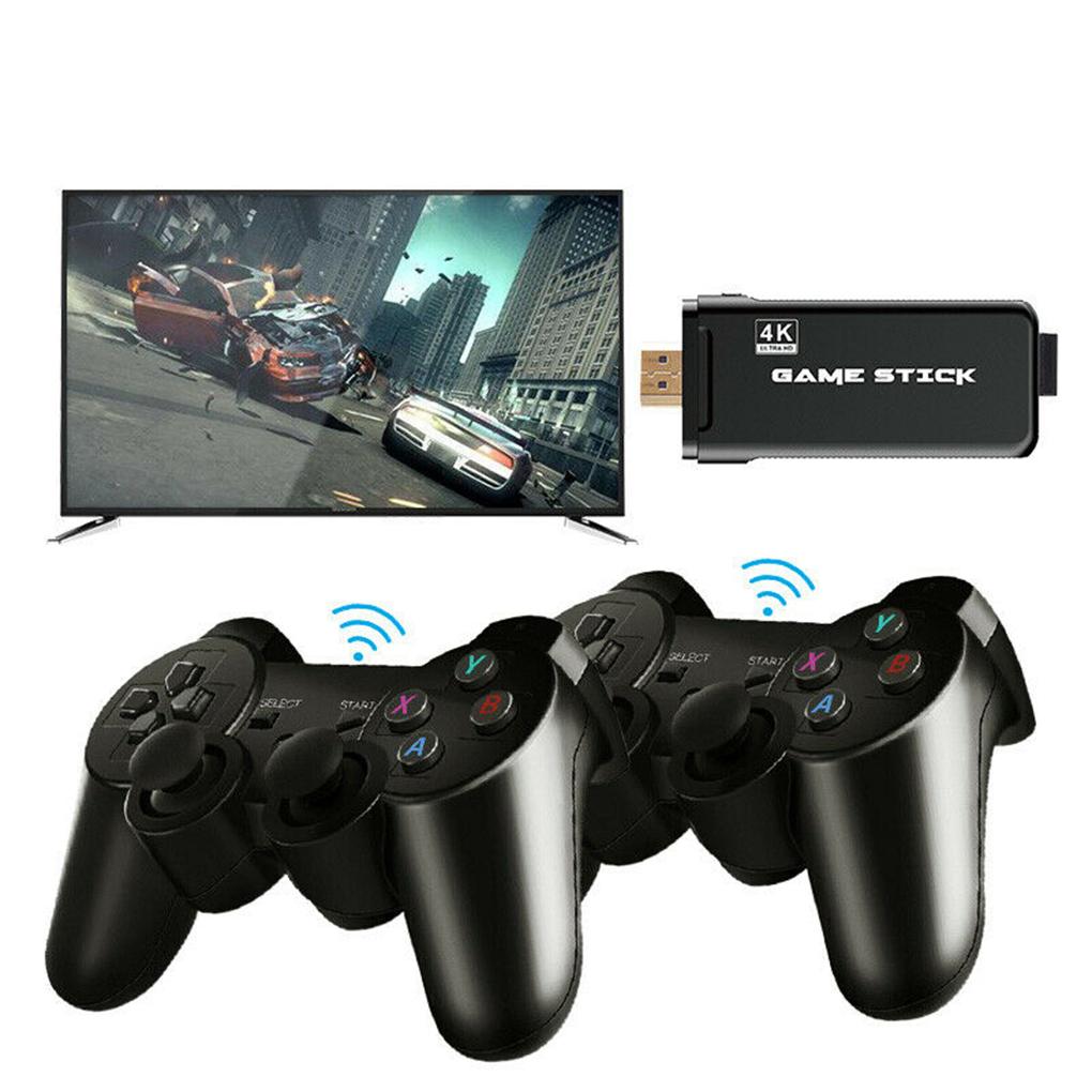 64G 10000 Игр Портативная 4K ТВ Видео игровая консоль С 2.4G Беспроводным контроллером Поддержка CPS PS1 Ретро игровая консоль