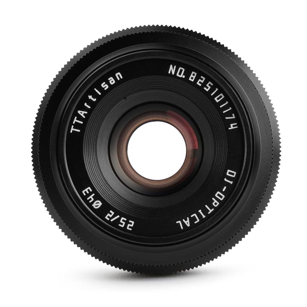 TTArtisan 25mm C Micro Four Thirds Lens Black Masterpiece Optics Year Warranty F/2 (2 Included) ()