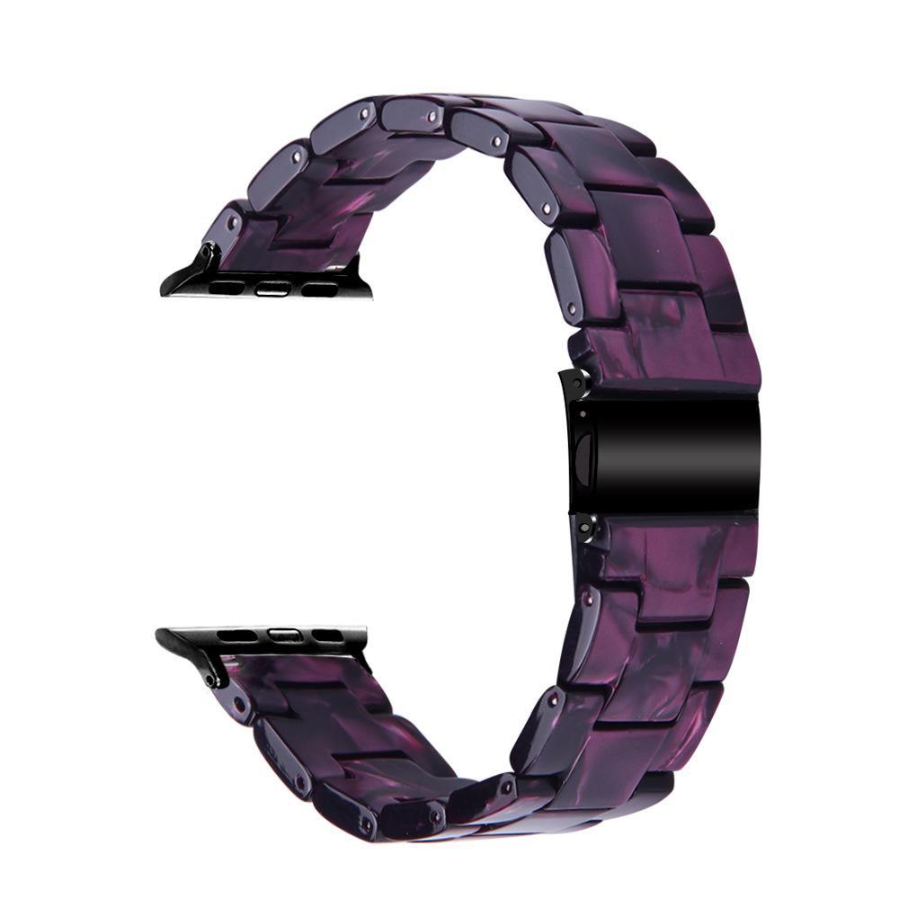 "Compatible Resin & Rubber Strap for Apple Watch 42mm/46mm"