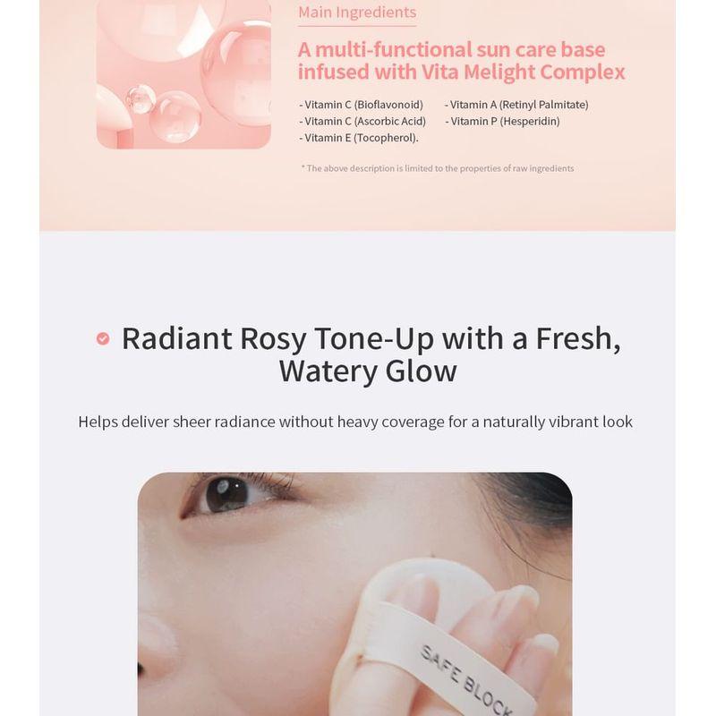 MISSHA Солнцезащитный кушон Safe Block RX Rosy Tone Up