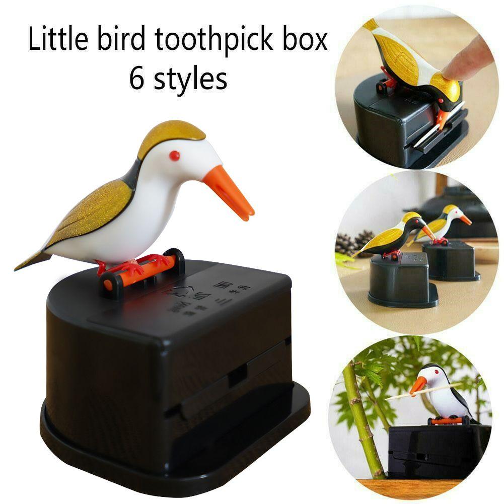 Decoration Plastic Hummingbird Toothpick Dispenser Toothpicks Container Bird Toothpick Holder Box