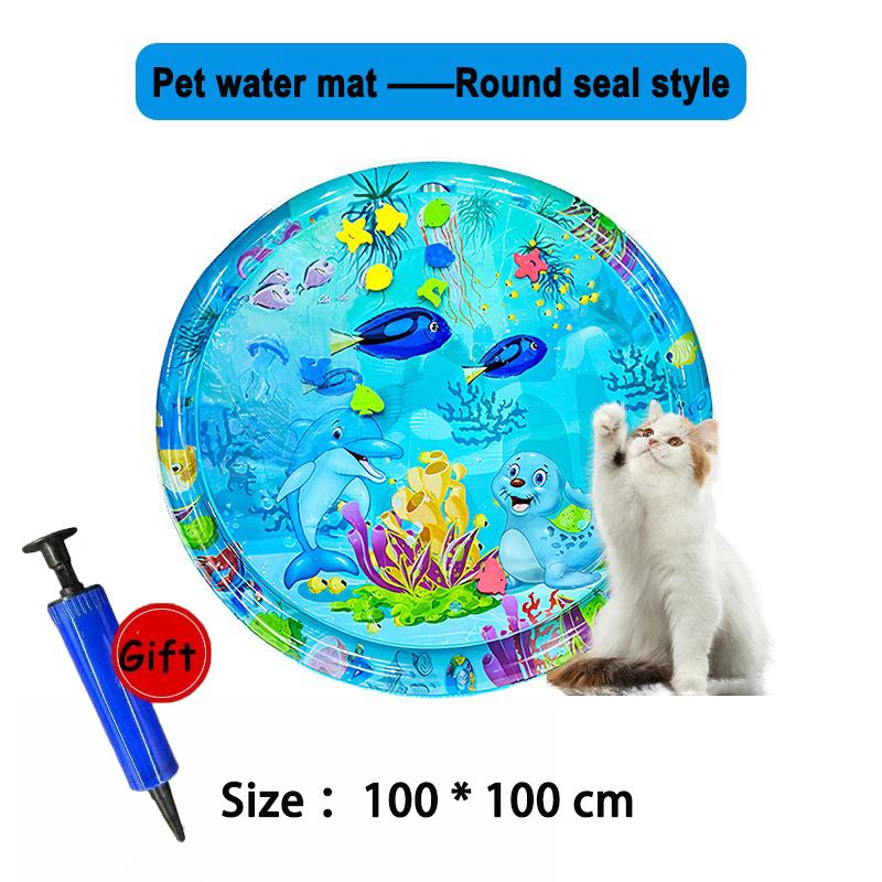 Утолщенный коврик для игр с водой, водяной матрас для кошек и собак, летний охлаждающий коврик для питомцев, товары для питомцев