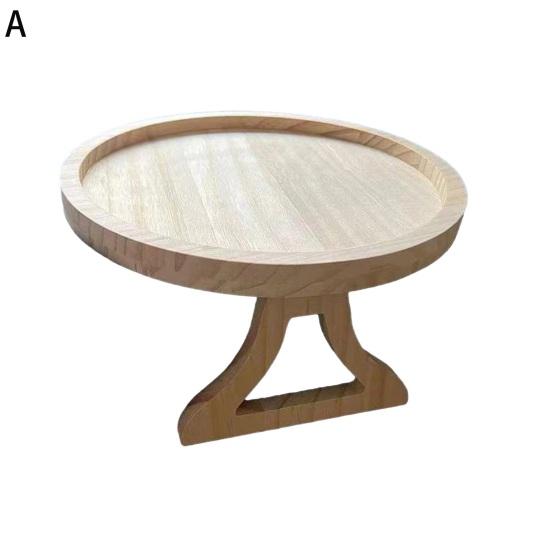 Универсальный поднос для дивана, складной поднос для напитков, закусок, контроль, приподнятые края, экономящий пространство дизайн, нескользящий приставной столик для дивана, круг