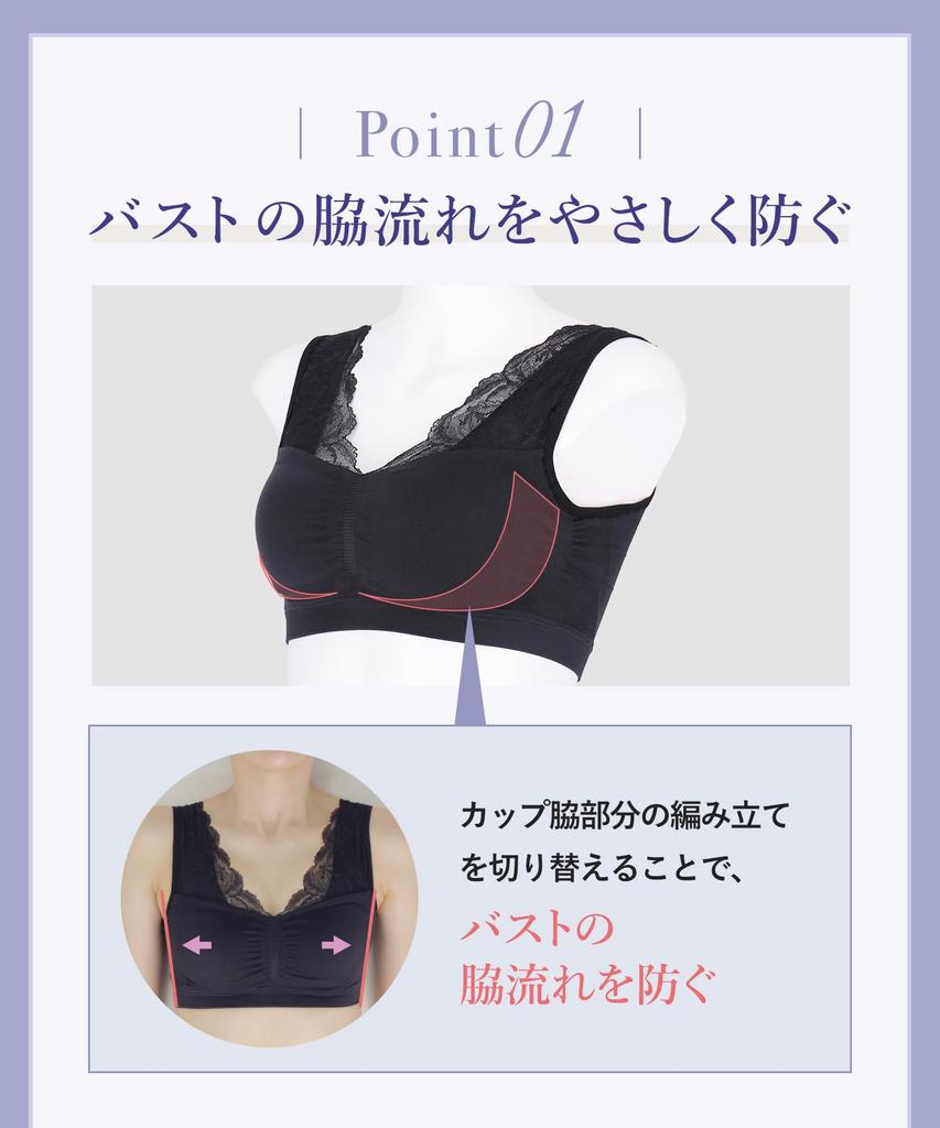 Беспроводной Предотвращает провисание груди при Идеально для сна и отдыха во время Поддерживающий бюстгальтер KB3511 PU Среднее крыло/Стороны бюстгальтера Wacoal. день. [Ночная комната]