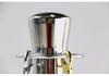 Luxury Black Gold Crown Event Lanyard Pole with Round Ball Pillar for High-End Hotel Welcomes