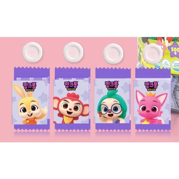 Pinkfong Delicious Kids Витамин со вкусом персика, 500 таблеток, 1 шт., корейский незаменимый продукт здорового питания