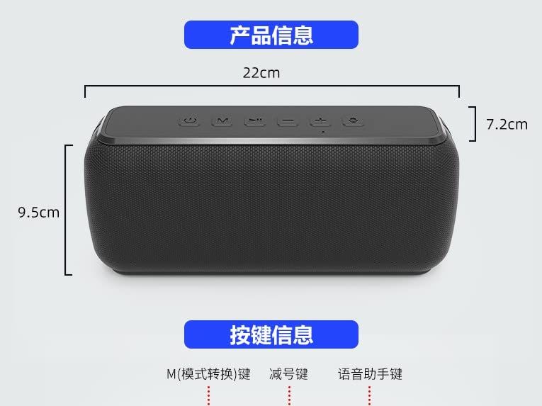 Xdobo Bluetooth TWS 2 3 Types of Equalizer Deep Bass Enhanced DSP Dual Passive IP65 Charging Port Maximum 60W Bluetooth Wireless Portable Smartphone