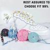 Daisy Cherry Rope Shoe Laces Flower Shoelace for Sneakers Strap Sports Shoelaces Rubber Bands for Shoes Accessories New