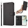 Кожаный кошелек-книжка для Nokia C01 Plus C30 C10 C20 C300 C02 C32 C12 X30 X20 X10 G21 G11 G20 G10 G400 G42 G22 из ПУ с 9 отделениями для карт и ремешком на запястье