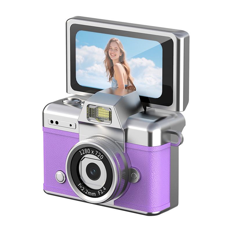 Ретро Мини Цифровая Камера HD CCD с Откидным Экраном-Большим Пальцем для Детей