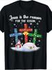 Jesus Is The Reason For The Season Christian Christmas Xmas T-Shirt-220g100% Cot