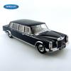 ВЕЛЛИ 1:24 Металлическая модель автомобиля Mercedes-Benz 600 Литье под давлением Металл Классическая Ретро Старая модель автомобиля Симуляция Коллекция Детская игрушка Подарок