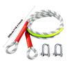 3/4/5M Car Tow Rope Set 10T/5T Tow Strap Off Road Towing Rope Heavy Duty Emergencies Equipment Tow Rope With Hooks For Truck ATV