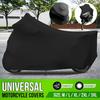 Sunshade Anti-UV Motorbike Dust-proof Covers Indoor Outdoor Protection Black M-3XL Elastic Fabric Motorcycle Scooter Cover