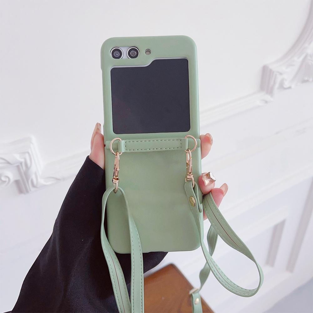 Чехол со съемным ремешком через плечо и регулируемой длиной для Samsung Galaxy Z Flip 5 4 3 S23 S22 Ultra Plus S23 FE A52 A53 A54 A24 A25/iphone 15 14 13 12