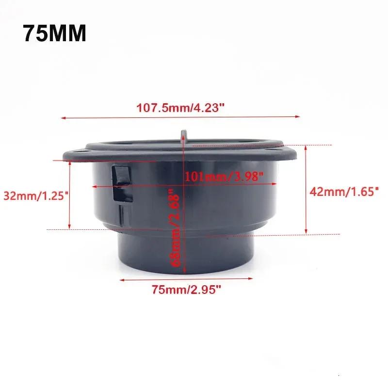 75 мм/60 мм/42 мм автомобильный воздуховод теплый выход плоский дизельный обогреватель воздуховод для Webasto Eberspacher дизельный стояночный обогреватель детали интерьера