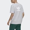 Adidas Футболка Originals B+F Trefoil Tee, свободная спортивная футболка с коротким рукавом, мужская, синяя GN3496