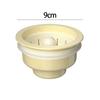 Fresh and Simple Style Sink Pop-Up Filter Kitchen Drain Universal Press-Type Sink Drain Stopper