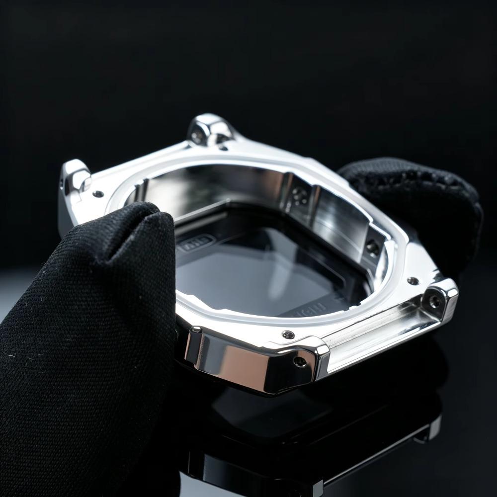 Для Casio ABL-100WE/ABL-WEG Модификационный комплект с металлическим корпусом и безелем Серия ABL-100 Корпус часов из нержавеющей стали Аксессуары для часов